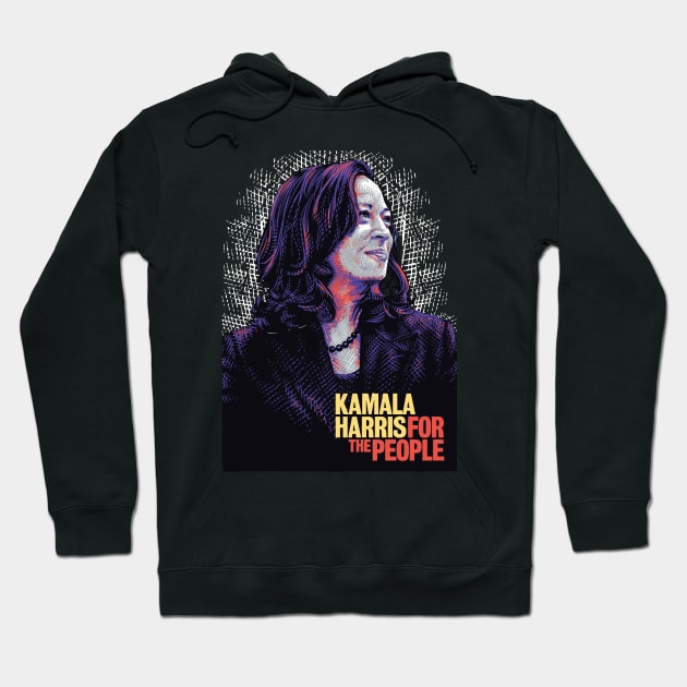 kamala harris Hoodie by Rundown